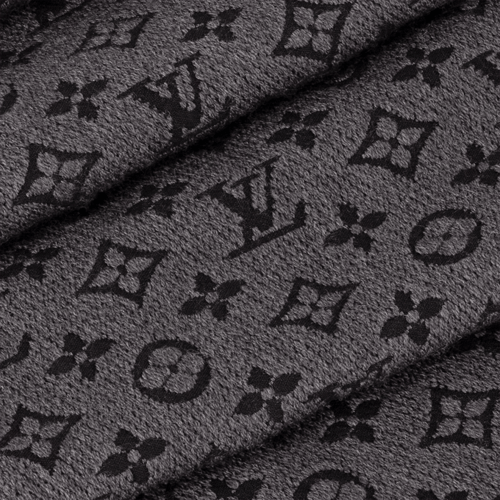 وشاح لويس فيتون رمادي و اسود