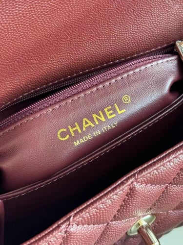 شنطة شانيل Chanel Small Coco Handle Caviar Leather...