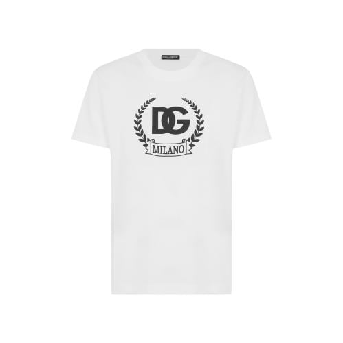 تيشيرت دولتشي Short-sleeved cotton T-shirt with DG...