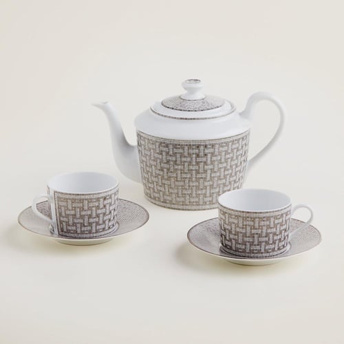 طقم ارميز Mosaique au 24 platinum tea set
