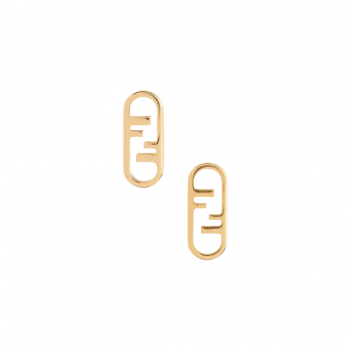 حلق فندي لون ذهبي