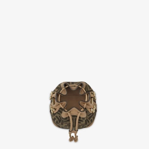 شنطة فندي Mon Tresor Brown FF fabric mini-bag