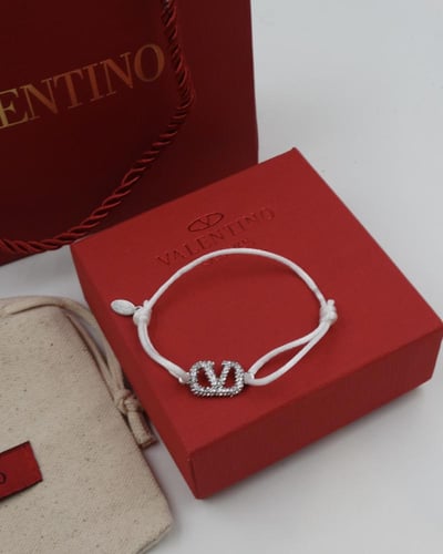 سوارة فالنتينو خيط فضي - بدون ملحقات -