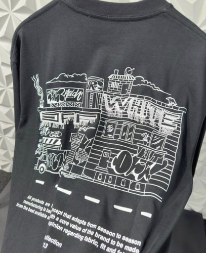 تيشيرت اوف وايت OW