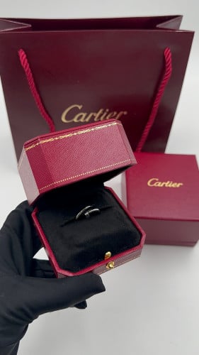 خاتم كارتييه لون فضي مسمار