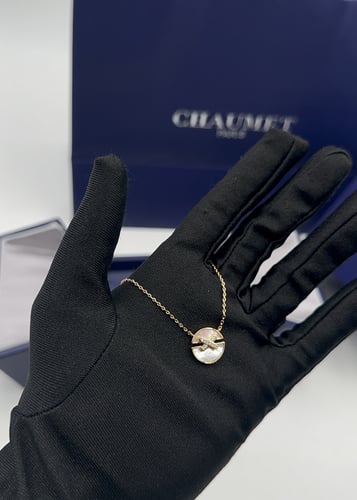 سلسال شوميه دائري صغير ابيض