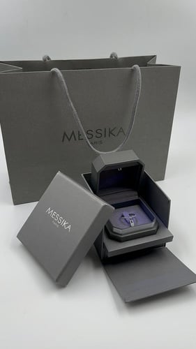 خاتم ميسيكا لون فضي