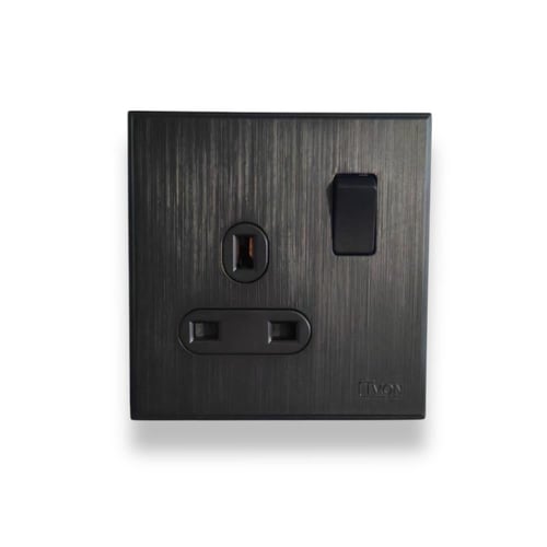 فيش مع مفتاح بيانو اسود TV.ON