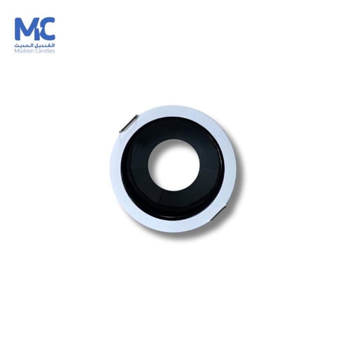 مضاد توهج فريم دائري أبيض اسود معدن بالكامل