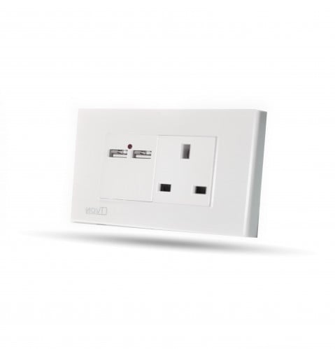 فيش مع 2 مخرج usb ماجيك