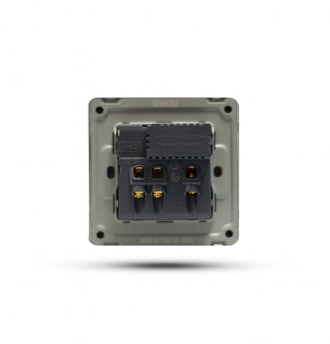 فيش مع 2مخرج usb بيانو اسود SEMICNZ