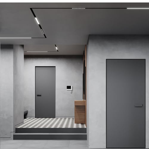 كشاف مسطرة عدسة 18 واط ثابت خاص بالمجرى الماغنتك