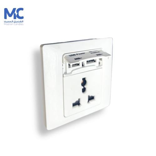 فيش ذكي مليتي مع 2 مخرج usb