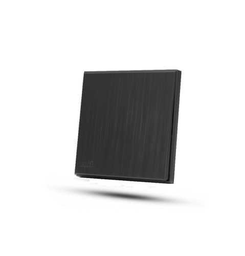 مفتاح مفرد دركسيون 3 خط بيانو اسود TV.ON