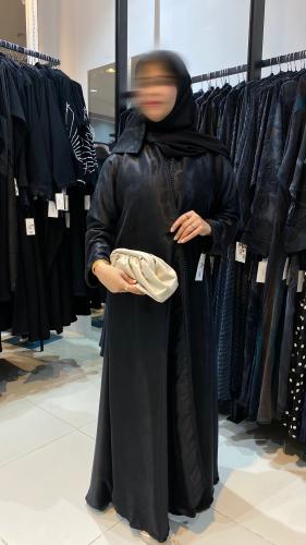 عبايه حرير تركي مغسول