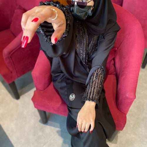 عبايه بقماش راما _m275