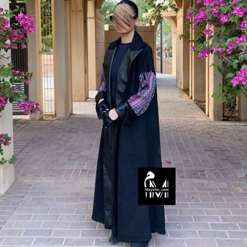 عبايه بقماش شمواء + سدو