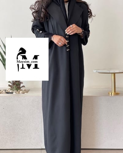 عبايه بقماش كتان