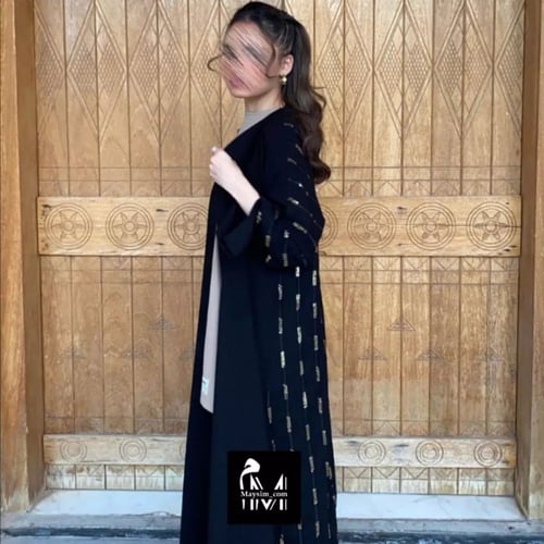 عبايه بقماش ملكي _m284