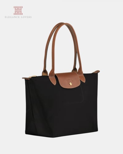 شنطة كتف ماركة لونق شامب (M) - أسود