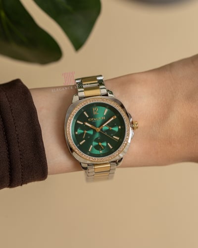 ساعة نسائية ماركة كوتش Kitt Chronograph Two Tones...