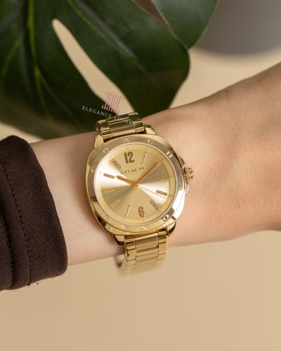 ساعة نسائية ماركة كوتش Kitt Gold