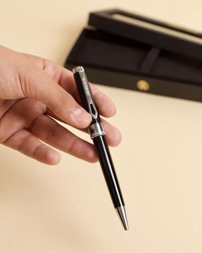 قلم ماركة روبرتو كافالي Black/Silver