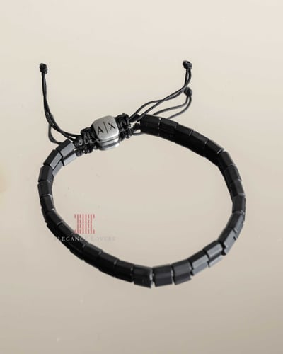 طقم رجالي ساعة + إسوارة ماركة ارماني اكسشينج AX715...