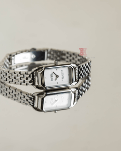 ساعة نسائية ماركة كوتش - Cadie Silver/White Dial