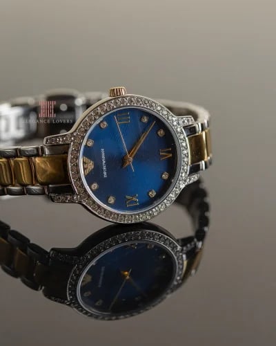 ساعة نسائية كريستال ماركة امبريو ارماني AR11576