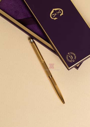 قلم ماركة شاريول ذهبي FOREVER GOLD PEN