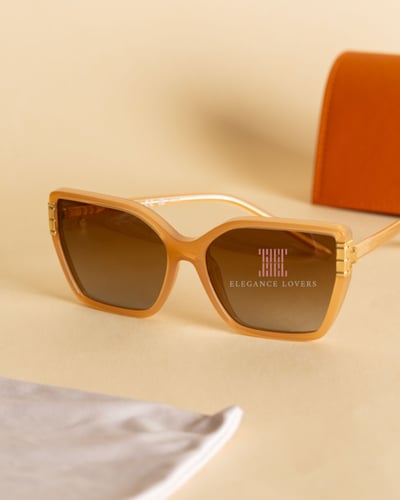 نظارة شمسية نسائية توري بورش عسلي TY9076U Milky