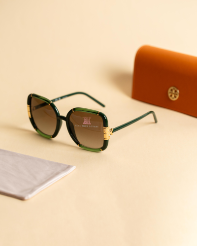 نظارة شمسية نسائية ماركة توري بورش - TY9071U Green