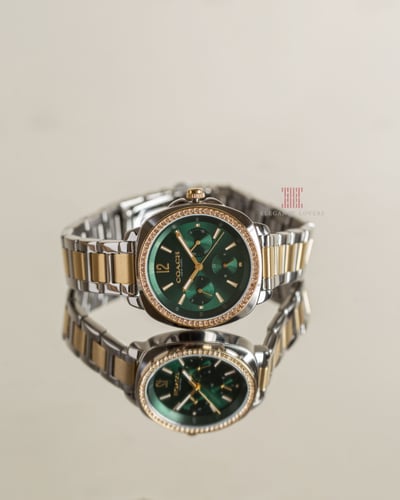 ساعة نسائية ماركة كوتش Kitt Chronograph Two Tones...