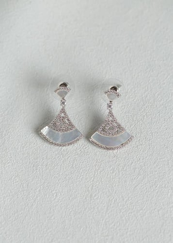 حلق بولغاري ديزاين مطلي ذهب ماركة Elegance Lovers