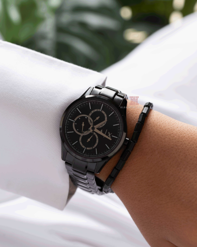 طقم رجالي ساعة + إسوارة ماركة ارماني اكسشينج AX715...