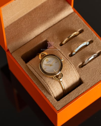 ساعة نسائية ماركة توري بورش TBW6019SET