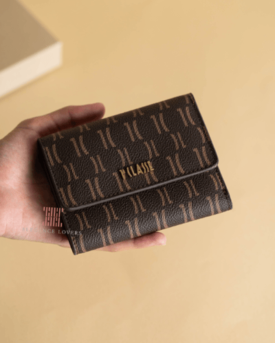محفظة نسائية ماركة الفيرو مارتيني Brown Logo Small