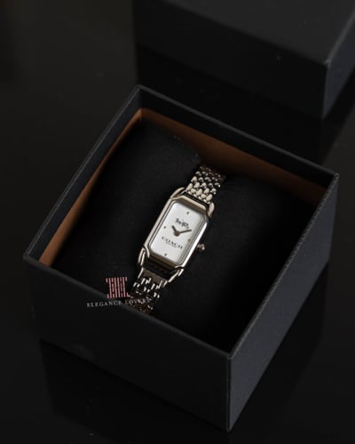 ساعة نسائية ماركة كوتش - Cadie Silver/White Dial