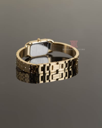 ساعة نسائية كريستال ماركة كوتش - Cadie Gold/Black...