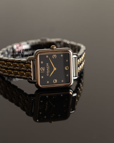 ساعة نسائية ماركة كوتش Champagne Two Tones