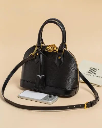 شنطة العنود جلد طبيعي إيطالي ماركة Elegance Lovers