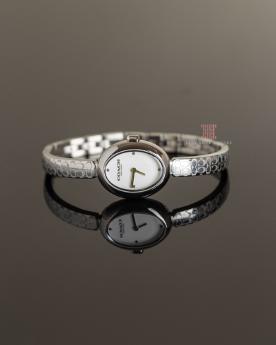 ساعة نسائية ماركة كوتش Sammy Slim Silver/White