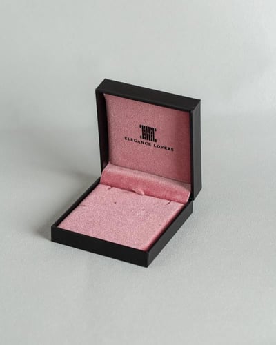 حلق بولغاري ديزاين مطلي ذهب ماركة Elegance Lovers