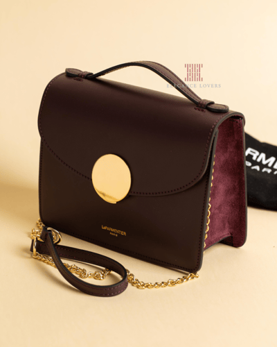 شنطة كروس ماركة LePARMENTIER - عنابي