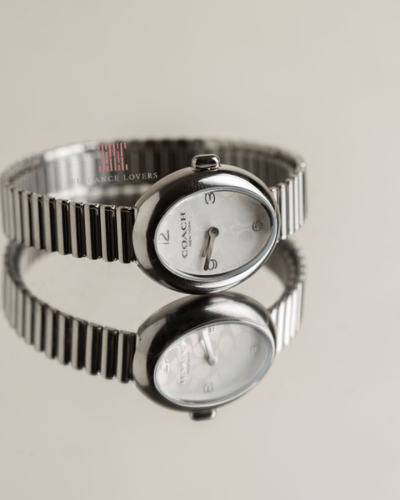 ساعة نسائية ماركة كوتش Sammy Oval Silver Bracelet