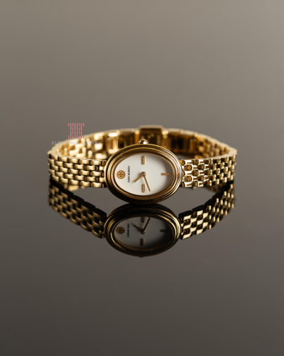 ساعة نسائية ماركة توري بورش Oval Gold - TBW6032