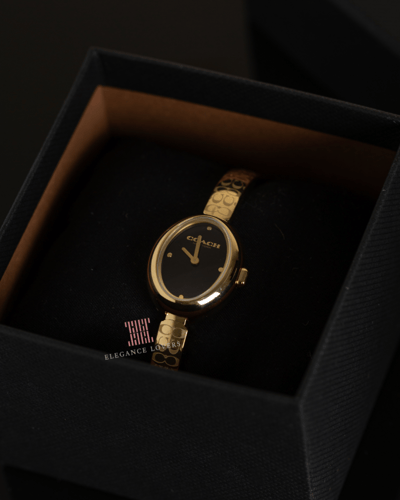 ساعة نسائية ماركة كوتش Sammy Slim Gold/Black