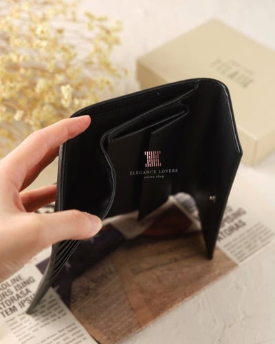 محفظة نسائية ماركة الفيرو مارتيني Black Logo Large