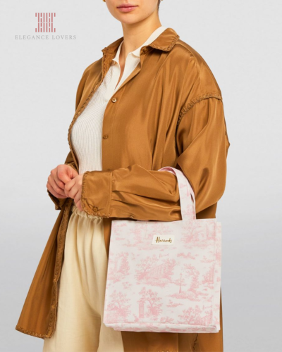 كيس قماش صغير ماركة هارودز - Small Toile